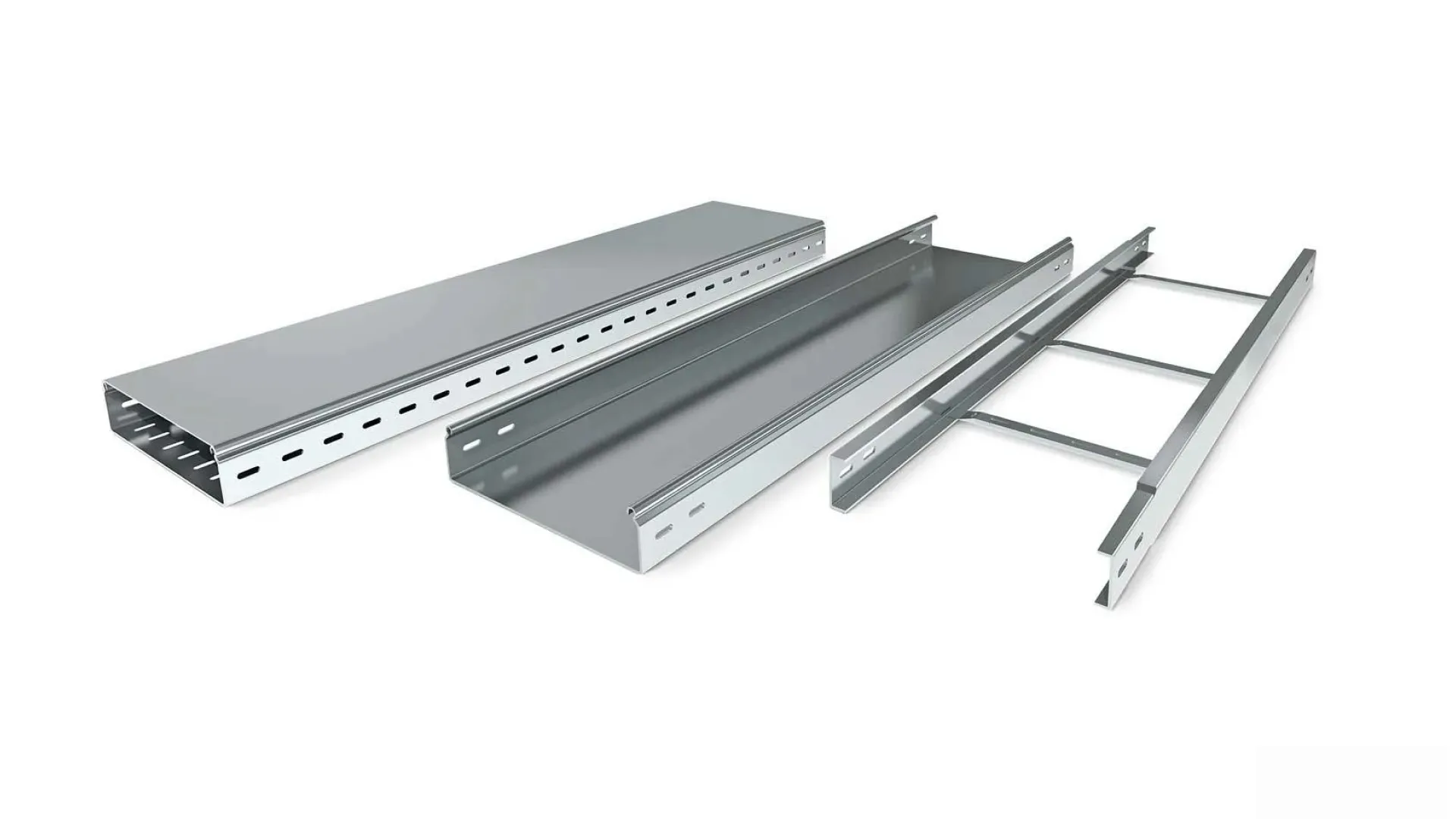 Кабельный лоток глухой  80 мм оцинкованная сталь НЗНК